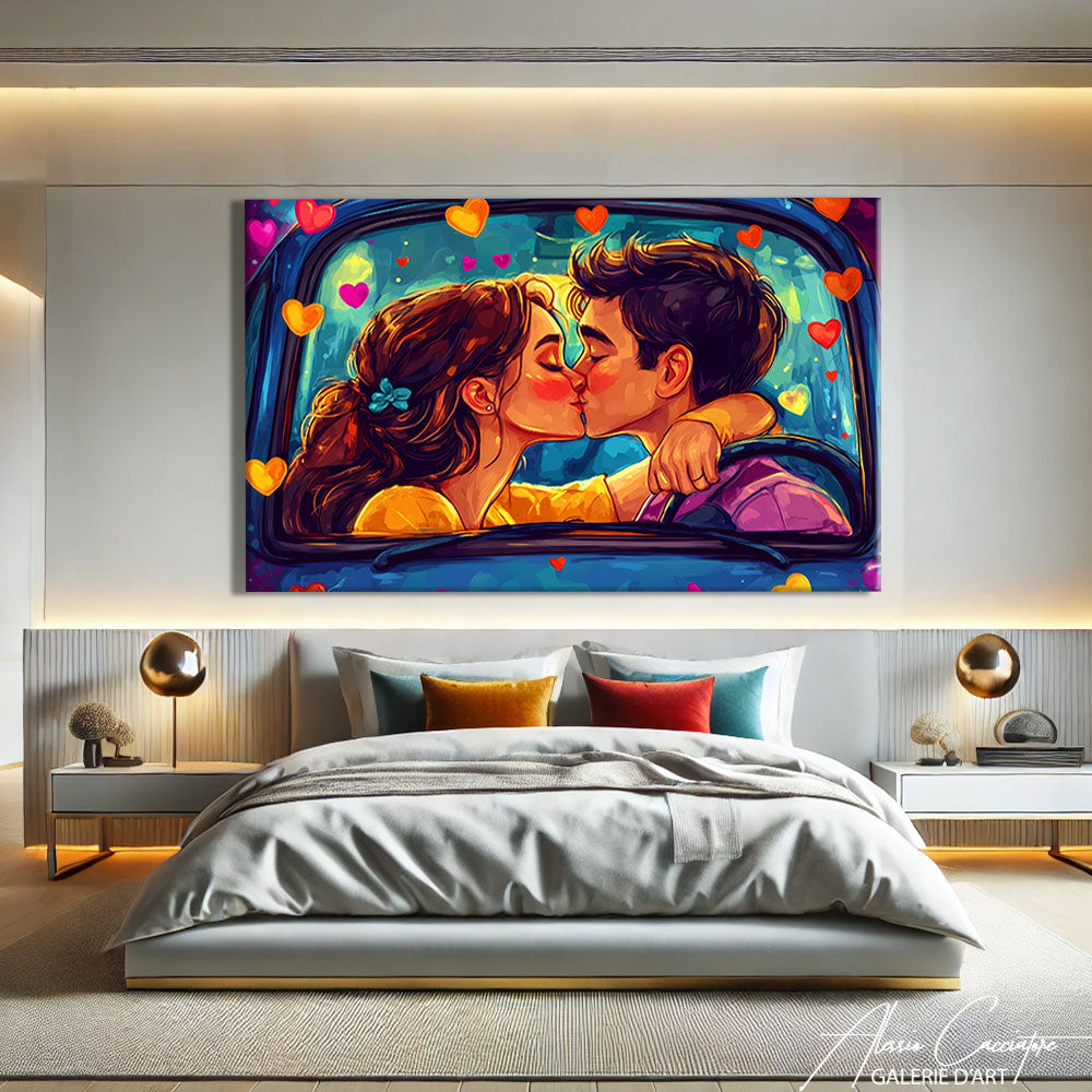 Couple Peinture Romantique