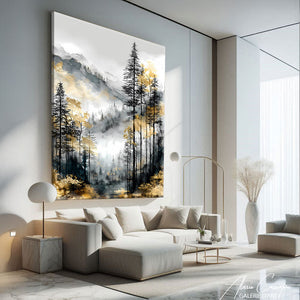 TABLEAU FORET ARBRE AlessioCacciatore