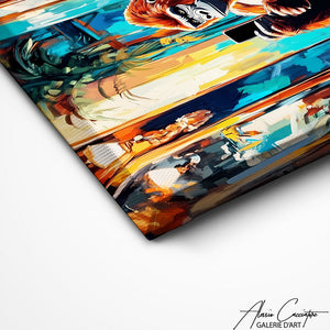 TABLEAU ORIGINAL POUR WC Alessio Cacciatore