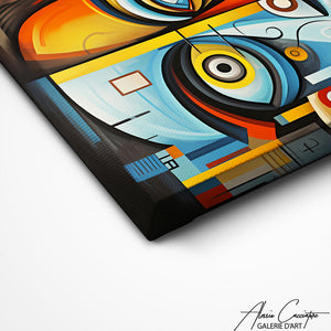TABLEAU CUBISME PORTRAIT Alessio Cacciatore