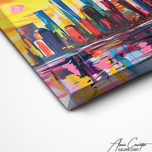 TABLEAU PEINTURE ACRYLIQUE NEW YORK Alessio Cacciatore