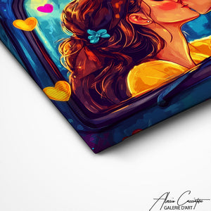 TABLEAU COUPLE BISOUS Alessio Cacciatore