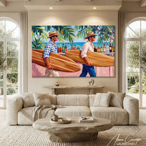 Peinture Peinture Surfeur
