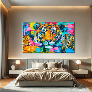 TABLEAU COLORÉ ANIMAUX