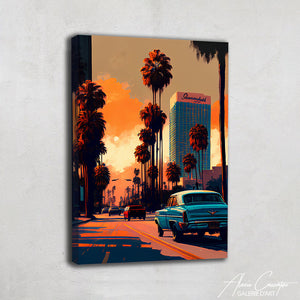 TABLEAU LOS ANGELES ART DECO