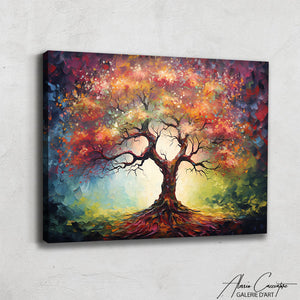 arbre de vie peinture abstrait