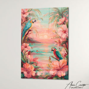 Cadre Deco Tropical