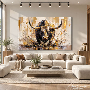 Peinture Taureau