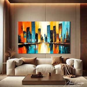 Tableau coucher de soleil
