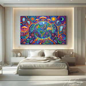 Toile Psychedelic Creatif