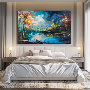 Tableau Abstrait Paysage