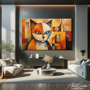 tableau art deco animalier