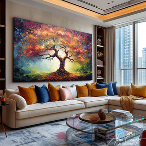TABLEAU ARBRE DE VIE ABSTRAIT