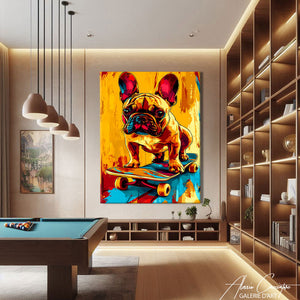 Tableau Chien Rigolo