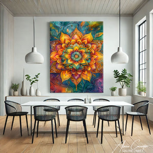 Tableau mandala cercle