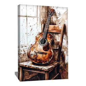 Peinture Guitare Abstraite