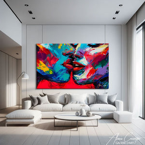 Peinture Couple Sensuel