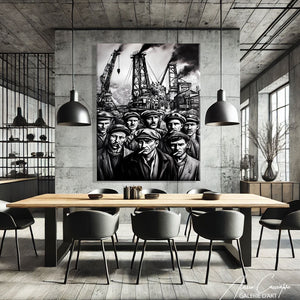 tableau style industriel