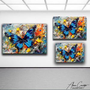 TABLEAU PAPILLON ACRYLIQUE Alessio Cacciatore