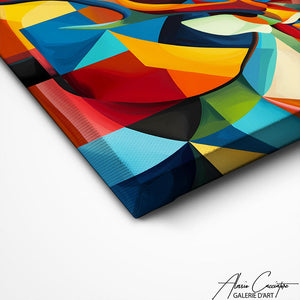 TABLEAU CERF ABSTRAIT Alessio Cacciatore