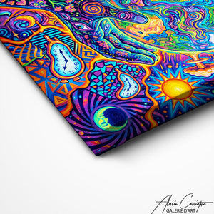 Art Mural Psychedelic Creatif