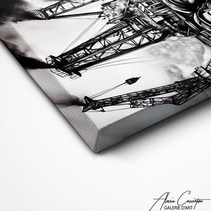 TABLEAU NOIR ET BLANC INDUSTRIEL AlessioCacciatore