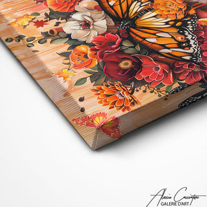 TABLEAU FEMME PAPILLON Alessio Cacciatore