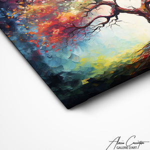TABLEAU ARBRE DE VIE ABSTRAIT Alessio Cacciatore