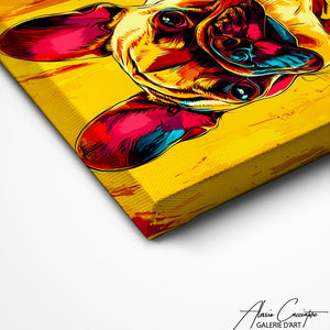 TABLEAU CHIEN RIGOLO AlessioCacciatore