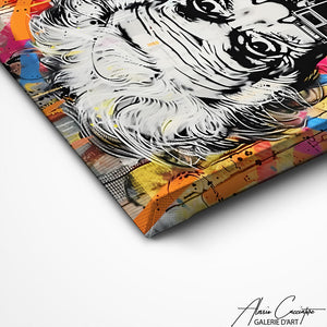 TABLEAU STREET ART EINSTEIN Alessio Cacciatore