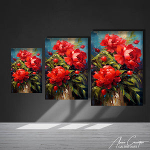 TABLEAU PIVOINE ROUGE Alessio Cacciatore