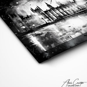 TABLEAU LONDRES NOIR ET BLANC Alessio Cacciatore