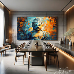 TABLEAU BOUDDHA COLORE