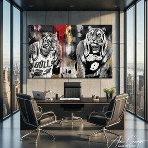 Affiche Basketball Noir Et Blanc