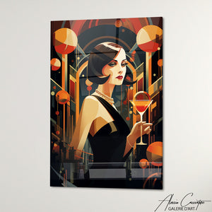 TABLEAU ART DÉCO FEMME Alessio Cacciatore