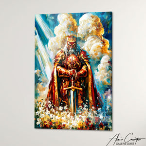 Art Mural Chevalier Tableau