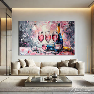 TABLEAU MURAL CHAMPAGNE