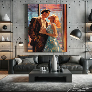 tableau amour couple