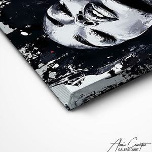 TABLEAU AFRICAINE NOIR ET BLANC Alessio Cacciatore