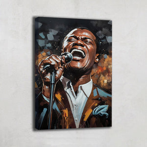 TABLEAU PORTRAIT CHANTEUR
