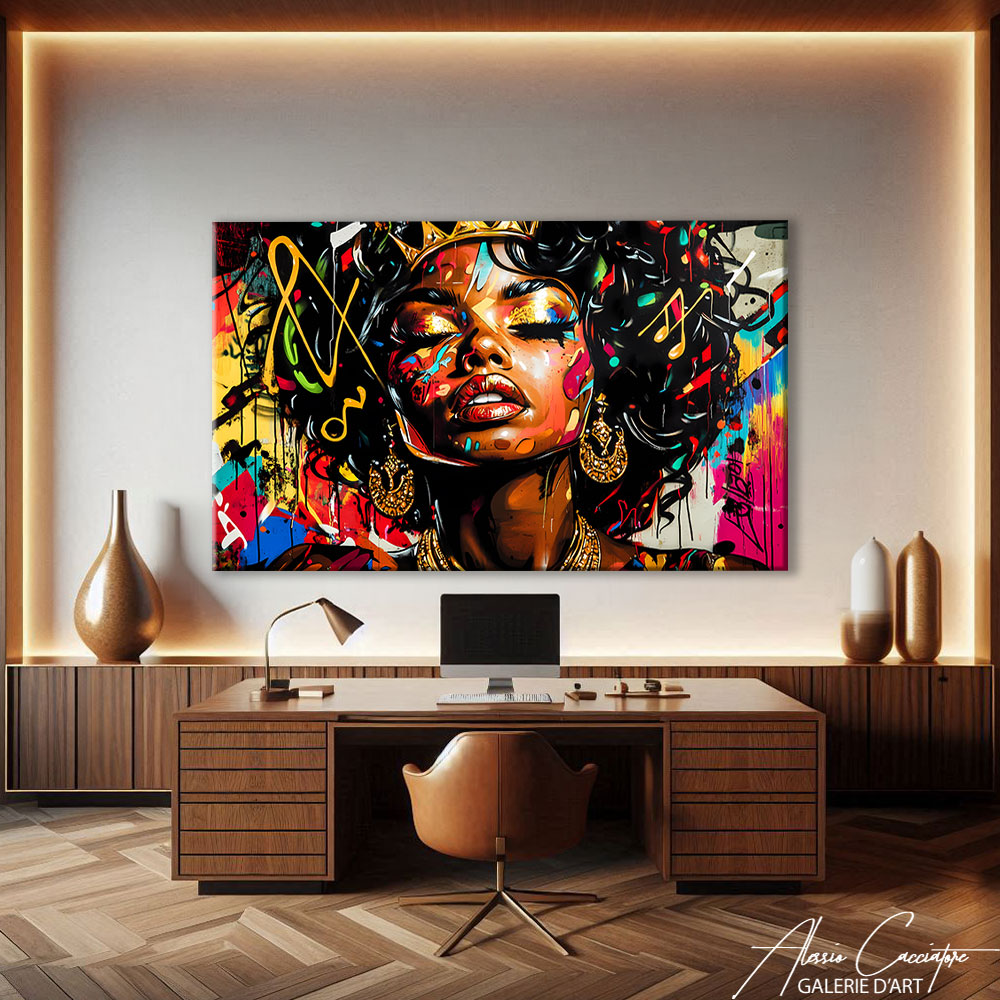TABLEAU AFRICAINE CONTEMPORAIN