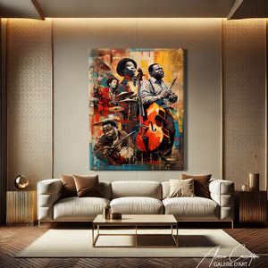 TABLEAU ART MODERNE JAZZ