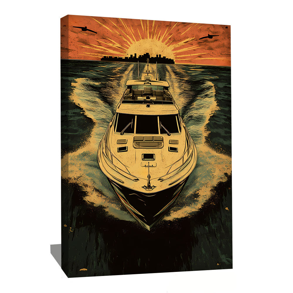 Tableau Abstrait Vintage