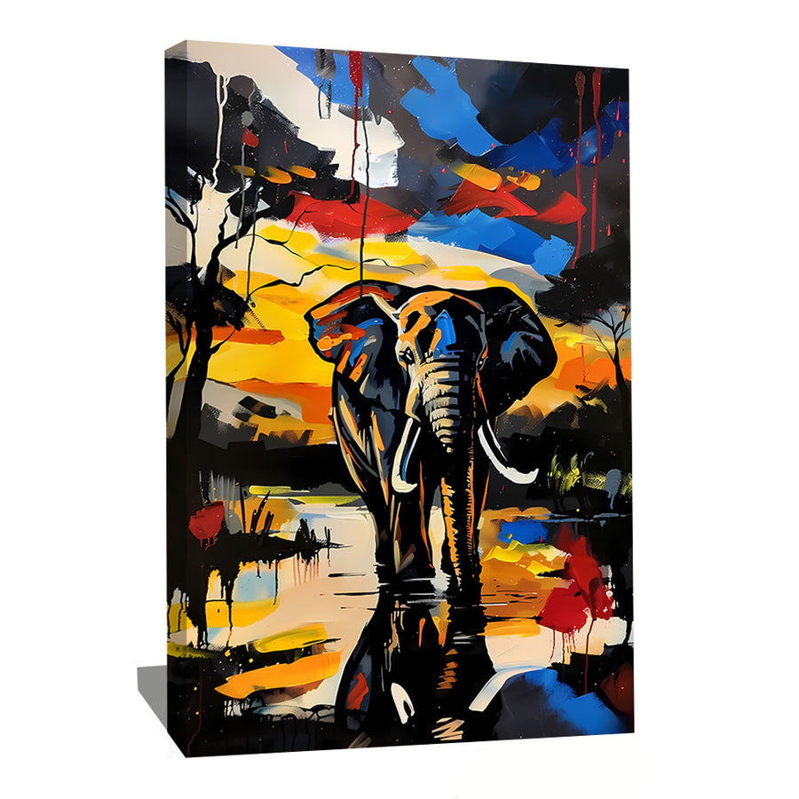 Tableau éléphant