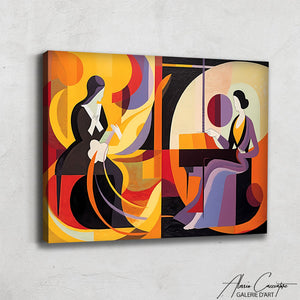 tableau peinture cubisme