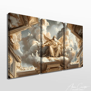 Tableau Triptyque Religieux