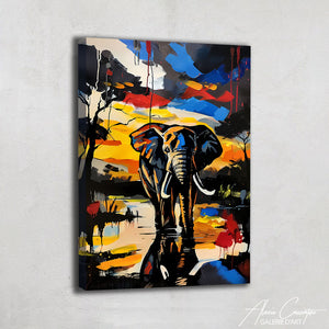 Tableau D'éléphant