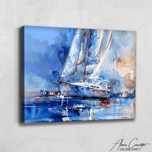Tableau Peinture Bateau