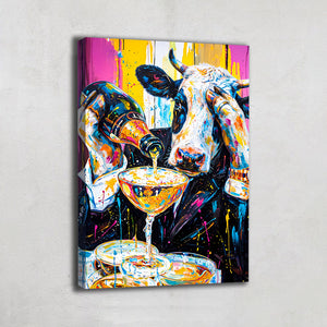 Tableau Vache Rigolote