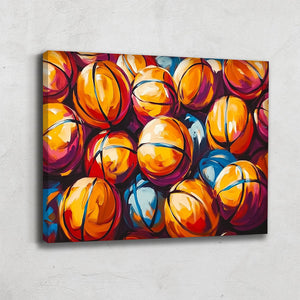TABLEAU BASKET ORANGE